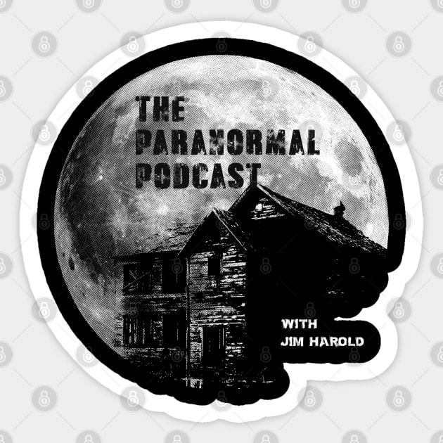 Haunted House Sticker by Jim Harold's Classic Merch Store